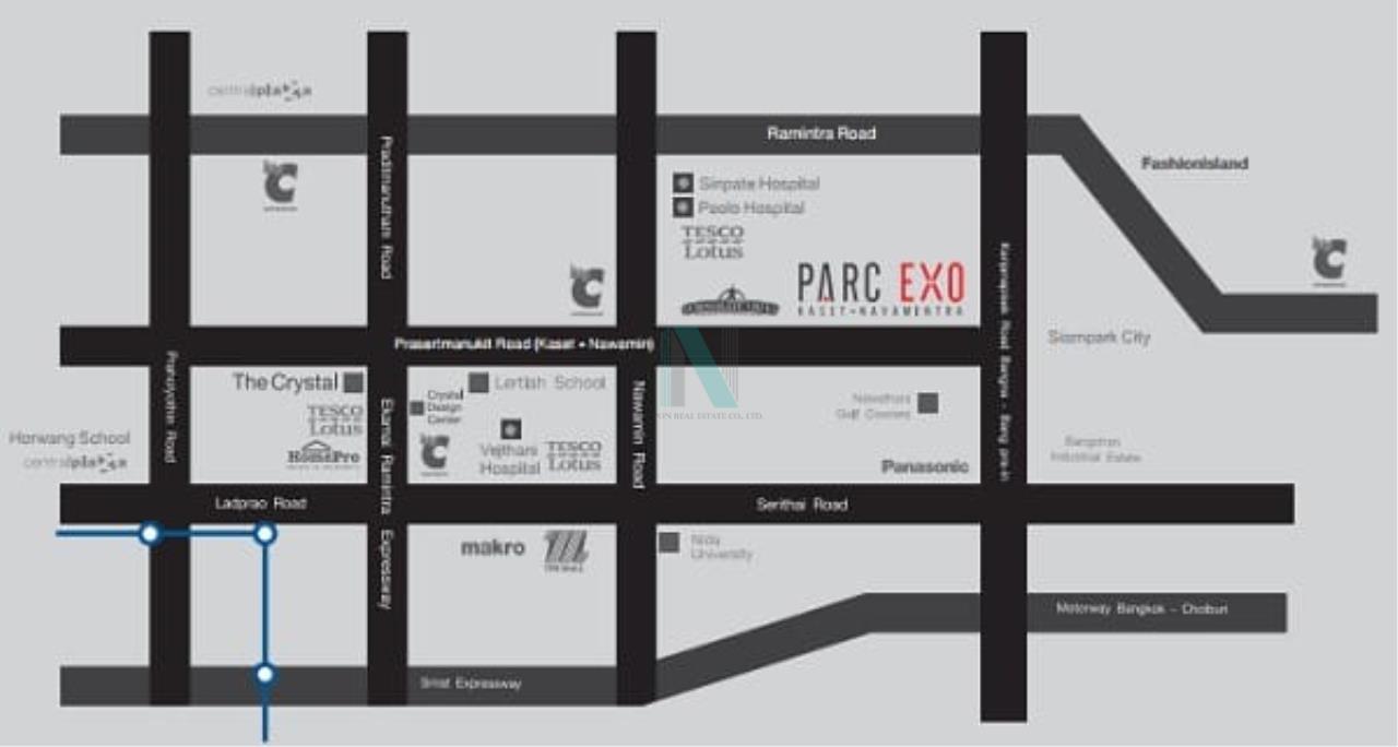 NOPPON REAL ESTATE CO.,LTD. Agency's Sell PARC EXO KASET-NAVAMINTRA 2 bedrooms, 1 bathroom, 56 square meters 8