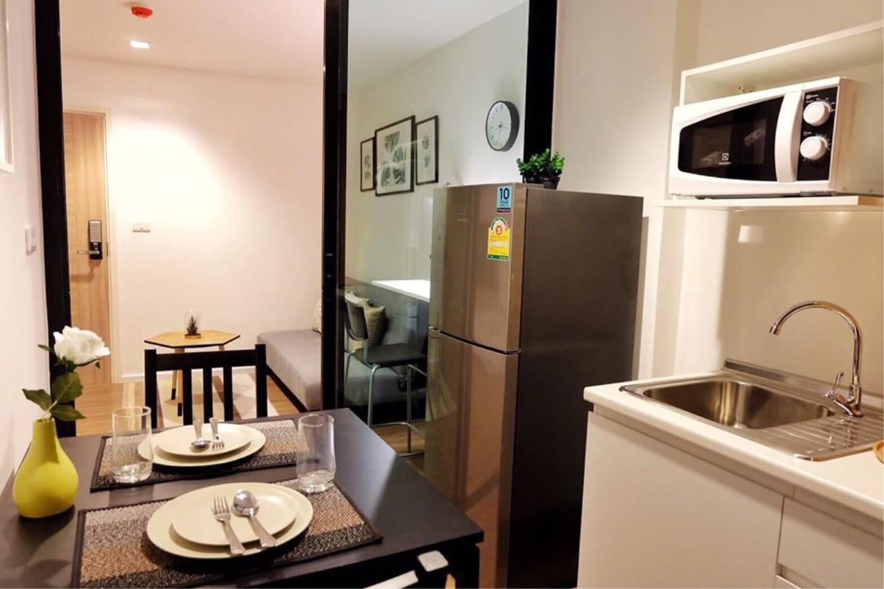 Agent Thawanrat Agency's Condo for rental B REPUBLIC CONDO Near BTS. Udom Suk 1 bedroom,1 bathroom. size 33 sqm.Floor 7 th. fully furnished Ready to move in 4