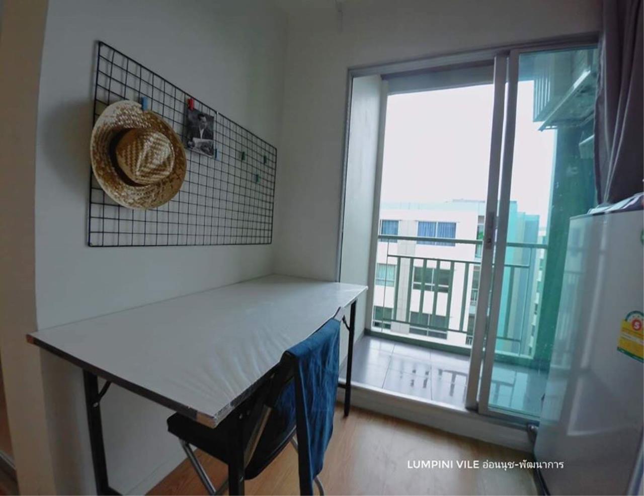 Agent Thawanrat Agency's Condo for rental LUMPINI VILLE ONNUT – PATTANAKARN Near Airport Link Hua Mak 1 bedroom,1 bathroom. size 23 sqm.Floor 8 th. fully furnished Ready to move in 5