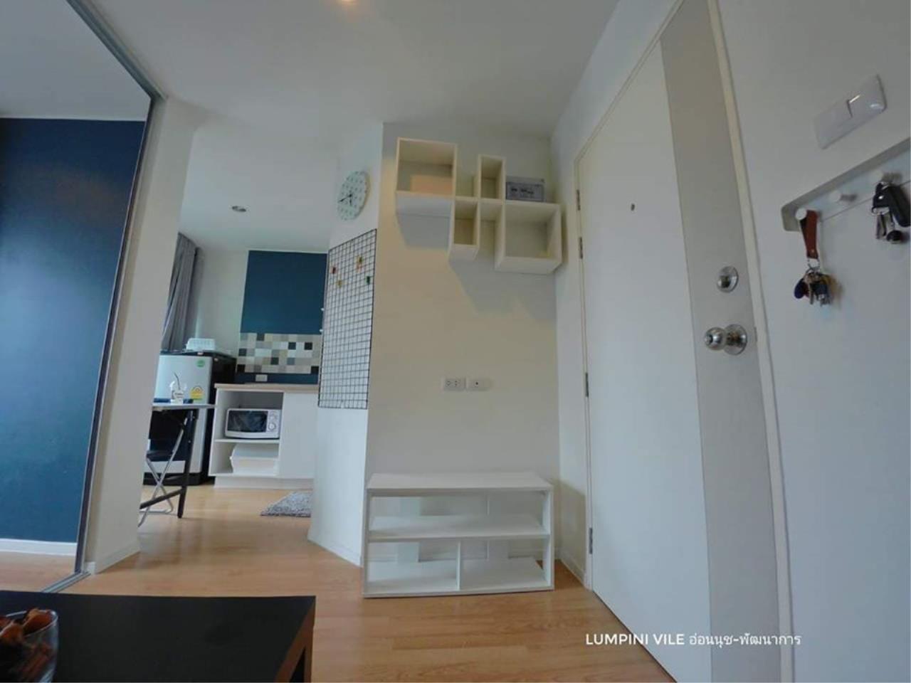Agent Thawanrat Agency's Condo for rental LUMPINI VILLE ONNUT – PATTANAKARN Near Airport Link Hua Mak 1 bedroom,1 bathroom. size 23 sqm.Floor 8 th. fully furnished Ready to move in 1