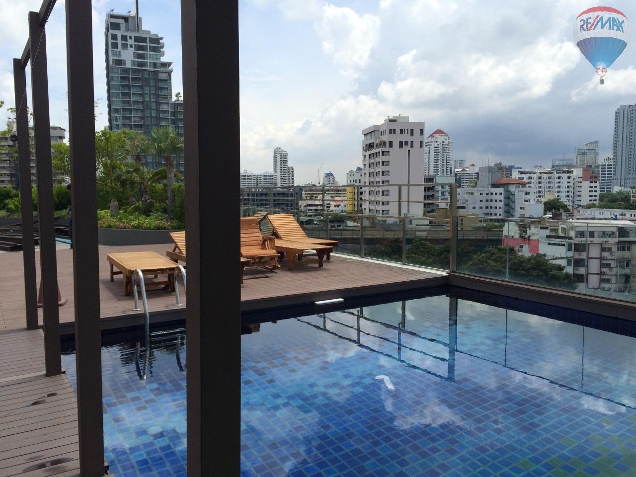 RE/MAX Properties Agency's Condo for RENT 1B/1B near BTS Thong Lo, 38 sq.m., top floor 17