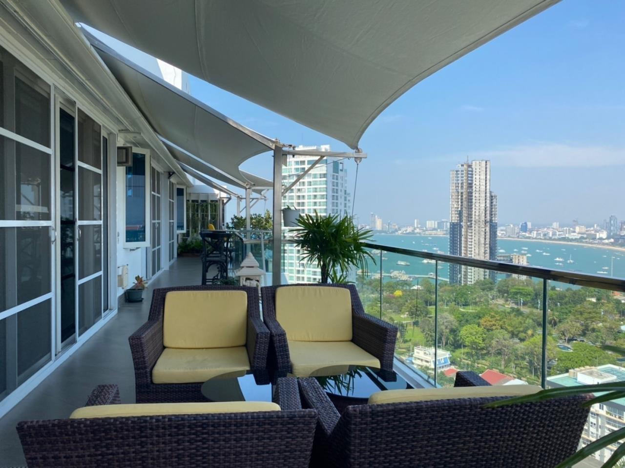 PBRE Asia Pacific Co., Ltd Agency's Penthouse for Rent at The Cliff Condo 30