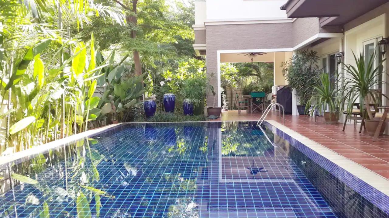Forbest Properties Agency's 41948 - Praditmanutham Road (Petch Rama 3), House for rent with swimming pool, area 872 Sq.m. 2