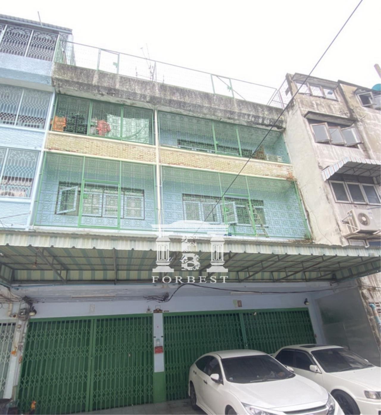 Forbest Properties Agency's 90487 - Taksin, Shophouse for sale, 3 floors, 2 booths, area 184 Sq.m. 1