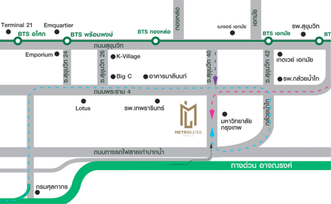 Century21 Skylux Agency's Metro Luxe Rama 4 / Condo For Rent / 1 Bedroom / 32 SQM / BTS Ekkamai / Bangkok 10