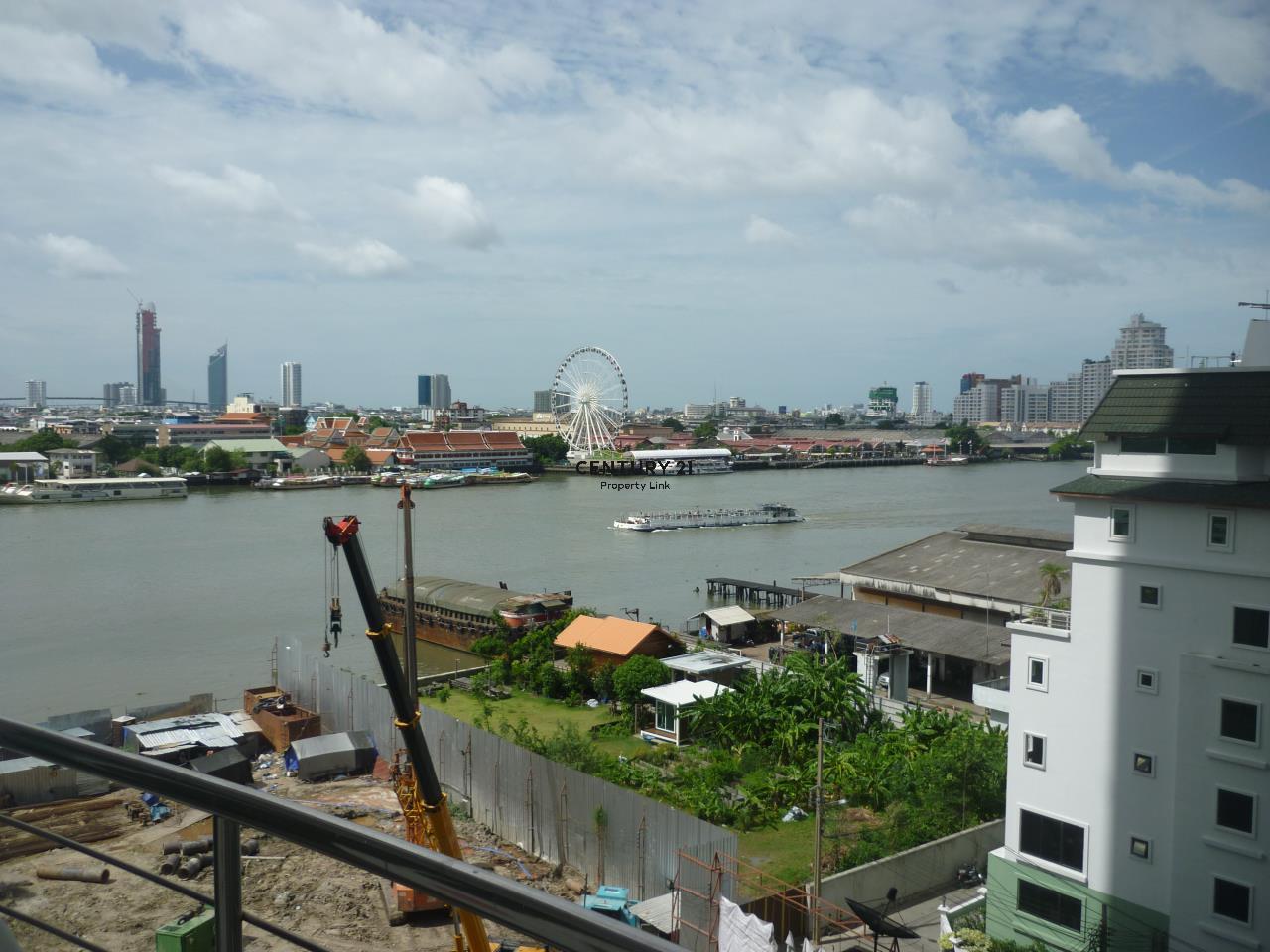 Century21 Property Link Agency's 38-CC-61442 Supalai River Place Condominium  Fully Furnished view Chao Phraya River near BTS Krung Thon Buri  5