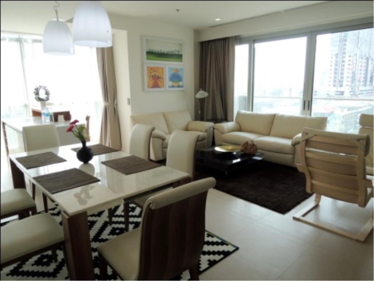 BKK Condos Agency's Beautiful Two bedroom condo for rent at The River 2
