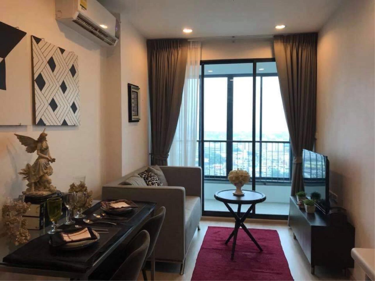 Agent -  Marwin Agency's Condo for rent near BTS Pho Nimit, IDEO Sathorn-Thapra Condo 1 bedroom 1 bathroom on 24th floor size 30 sqm. south view 2