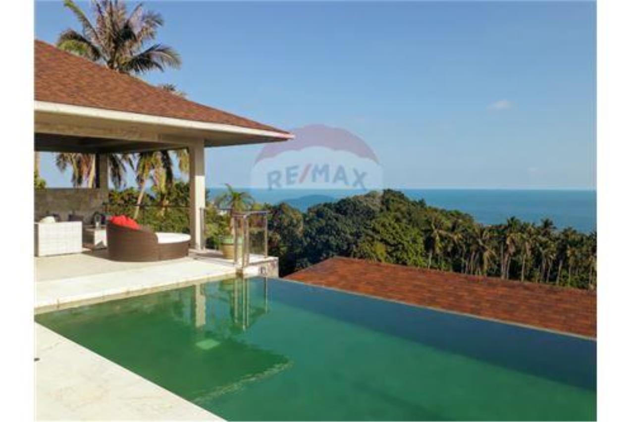 RE/MAX Island Real Estate Agency's villa with the breathtaking sea view in Lamai 1