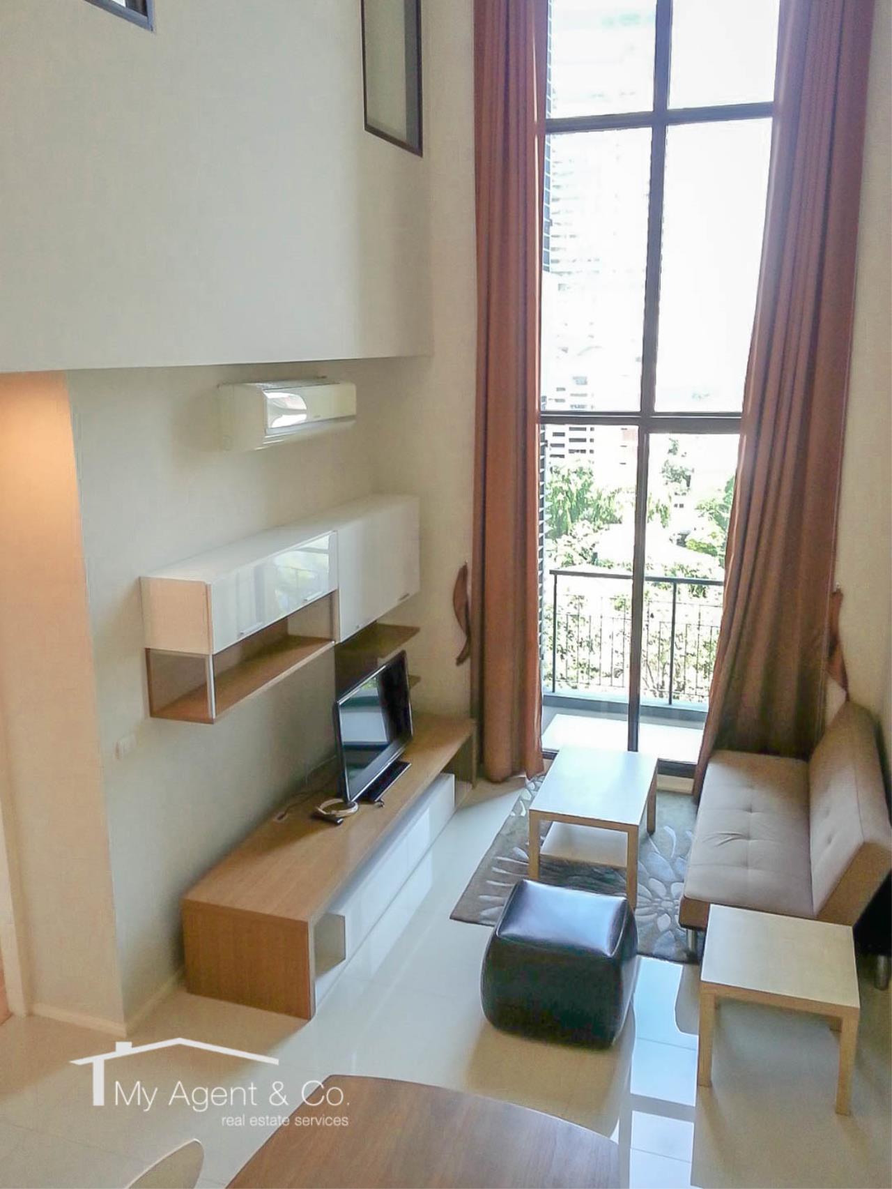 Thapanee Triwan Agency's For Rent 2 Bedrooms Duplex Villa Asoke Condo Near MRT 1