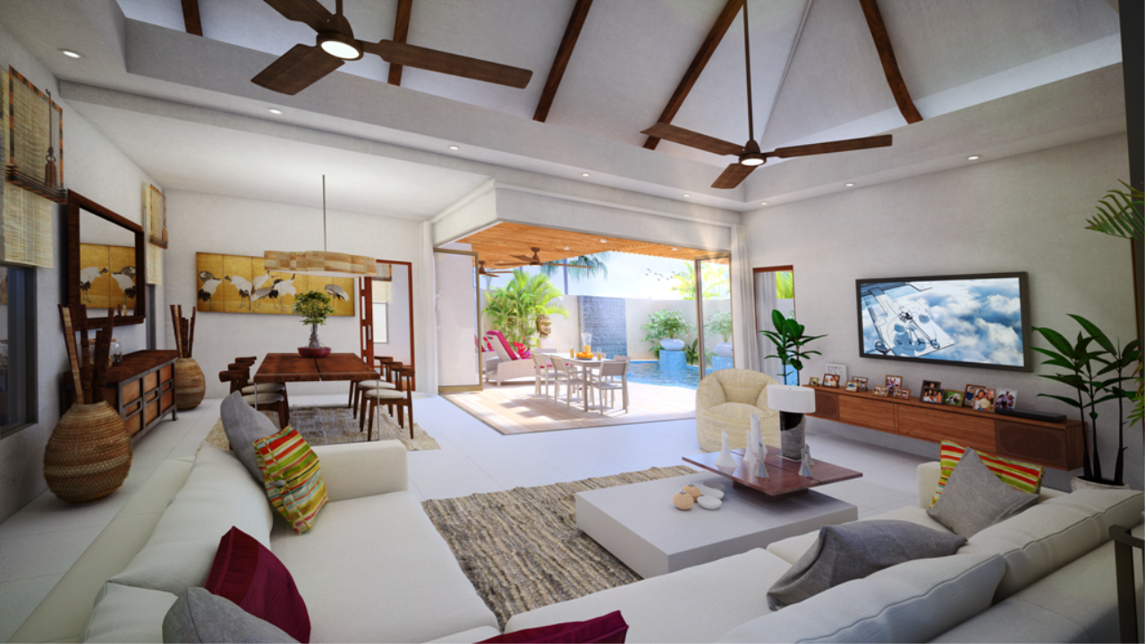 REAL Phuket  Agency's NZO Villas - New Development of 2 & 3-Bedroom Pool Villas near Rawai Beach 9