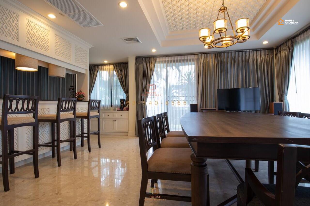 Agent - Housechaingmai Agency's This beautiful Thai fusion Lanna style house for sale in Chiangmai. The house is situated in the Hang Dong in an Estate luxury development village, located on canal read, 3