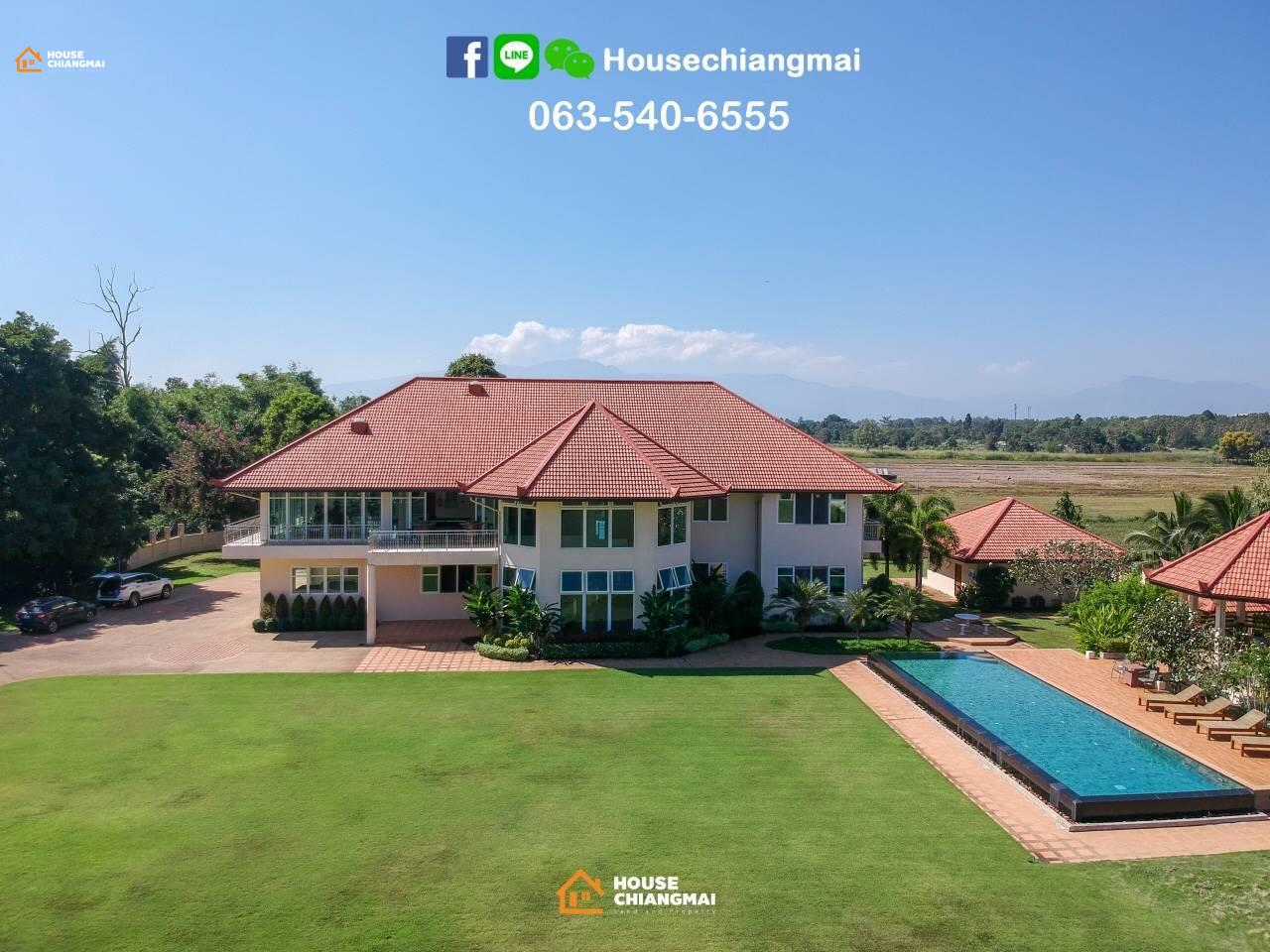 Agent - Orawan Rientchaicharoen Agency's Luxury pool villa for Rent in the location at Amphur Sansai 2