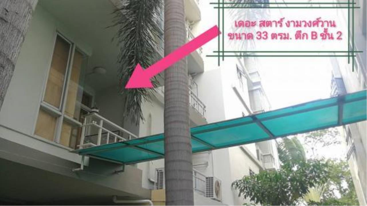 The Agent Real Estate Co., Ltd. Agency's Condo for sale The Star Ngamwongwan 33 sqm. Building B 2nd Floor Studio kitchen built-in, plus fires and electrical appliances, good location on the highway Ngamwongwan. Near BTS Purple Line Pantip The Mall Ngamwongwan Nonthavej Hospital Bamrasnaradura. Ministry of Public Health Price 1.65 Million Baht 8