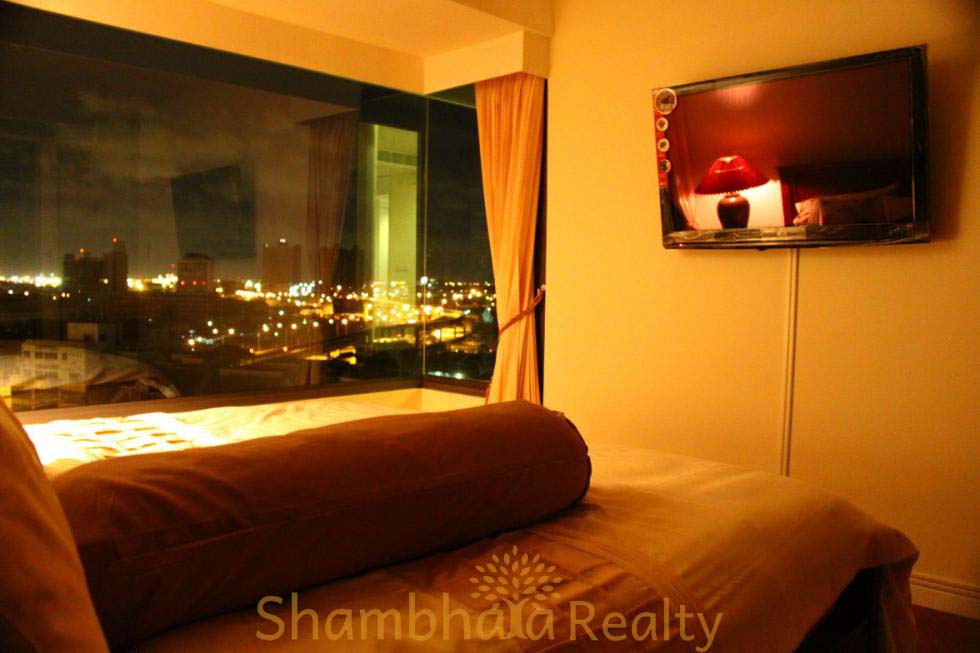 Shambhala Realty Agency's Amanta Luxury condo at rama IV 2 beds 3 baths 76 sqm for rent 3