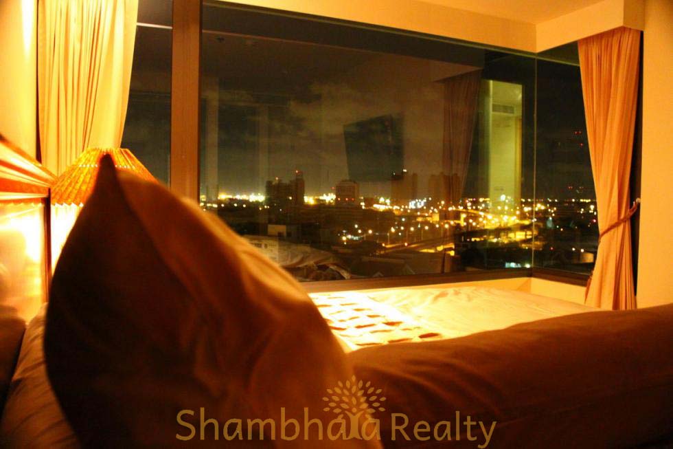 Shambhala Realty Agency's Amanta Luxury condo at rama IV 2 beds 3 baths 76 sqm for rent 5