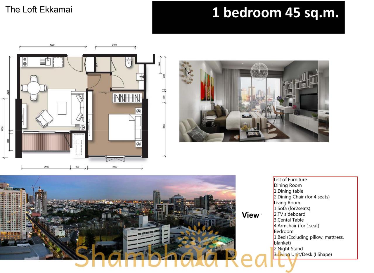 Shambhala Realty Agency's The Lofts Ekkamai Condominium for Sale in Ekkamai 1
