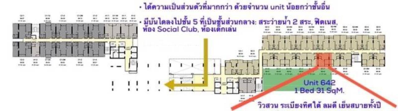 Agent - Phapayawarin Agency's  For Rent ! IDEO Sukhumvit 93,  BTS bang chak,  1 bedroom 1 bathroom , 31.76 sq.m. 14