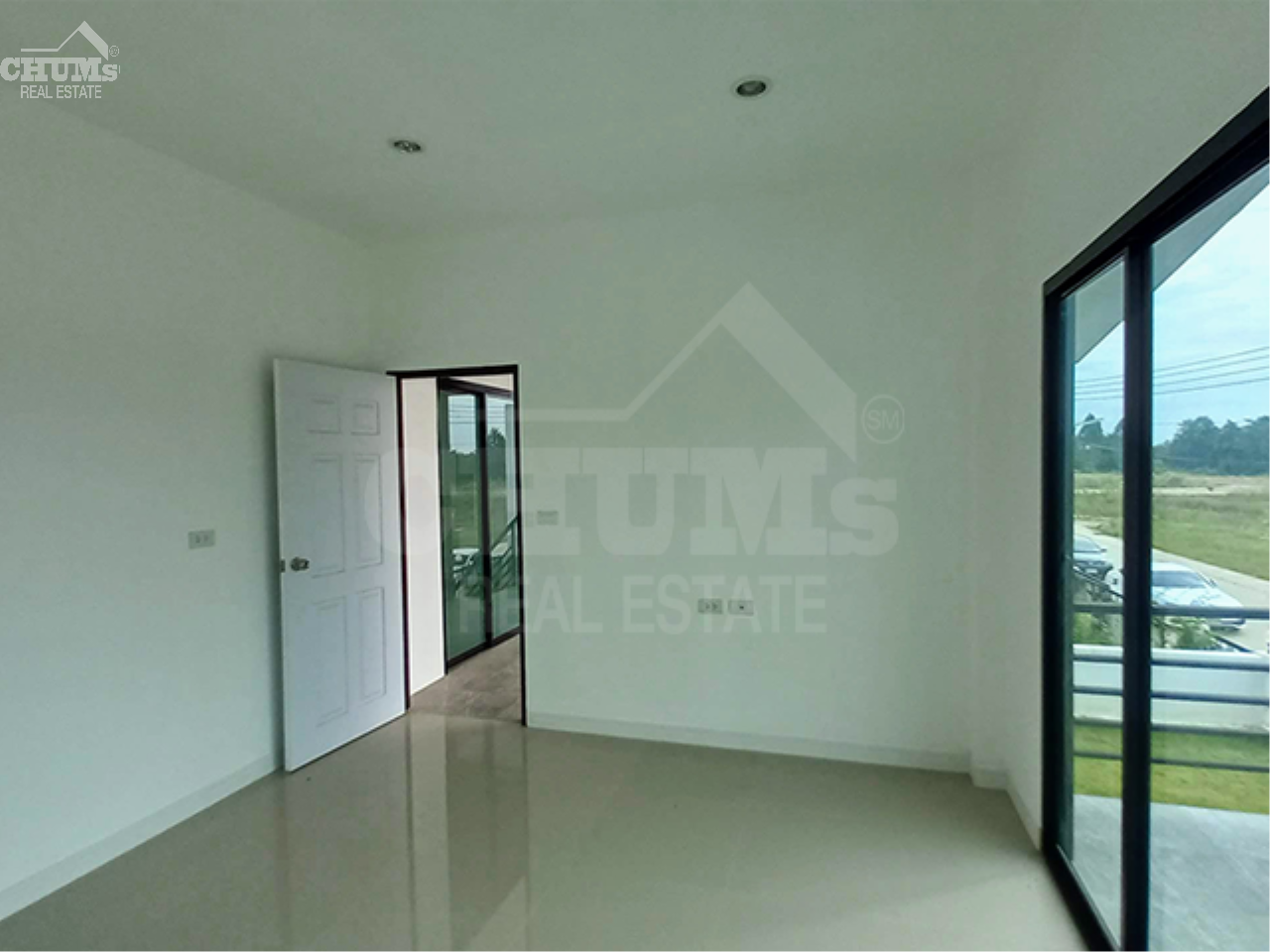 CHUMs Real Estate Agency's Single-storey detached house, gable shape, high basement, Ban Chang, Rayong 6
