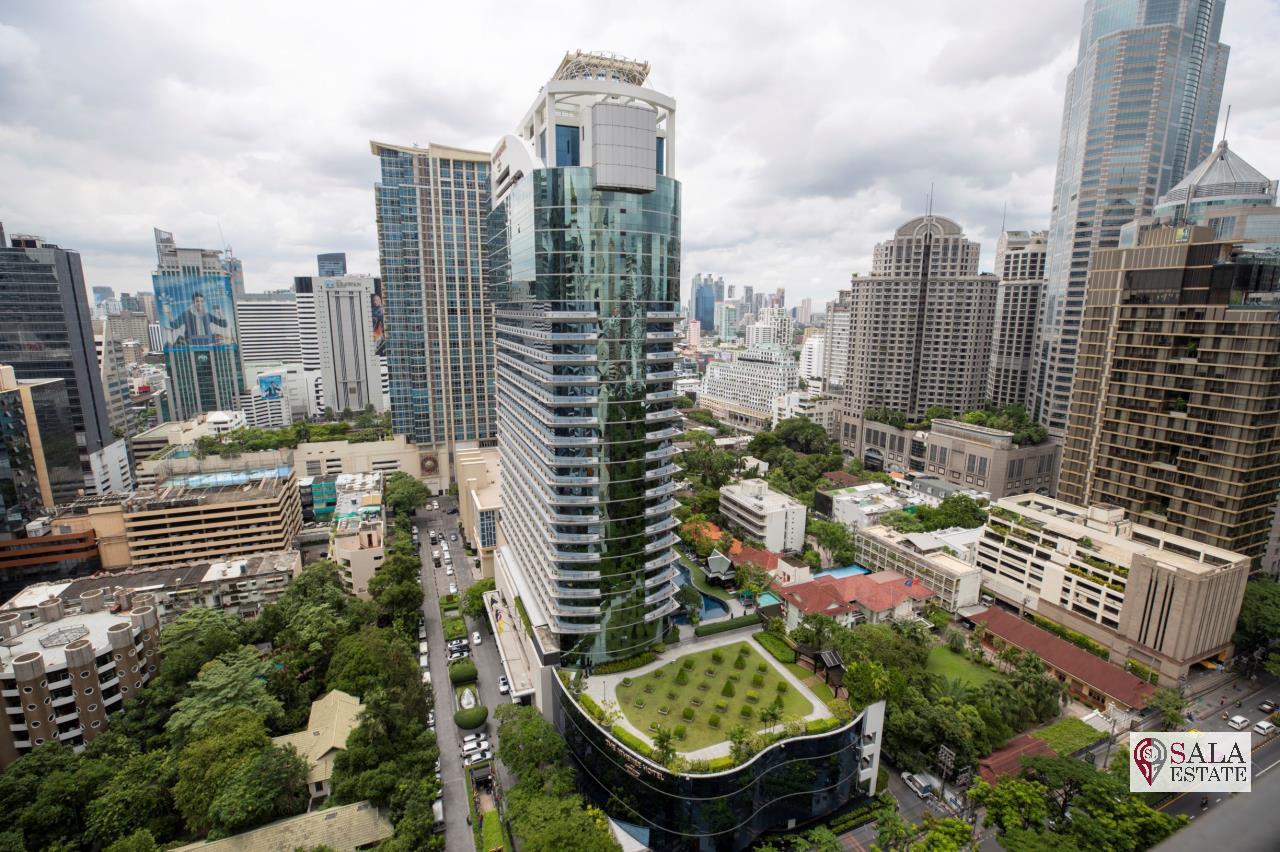 SALA ESTATE Agency's ( FOR SALE ) 98 WIRELESS – BTS PLOEN CHIT, 121.04 SQM 2 BEDROOMS 3 BATHROOMS, CITY VIEW, ULTIMATE CLASS 14