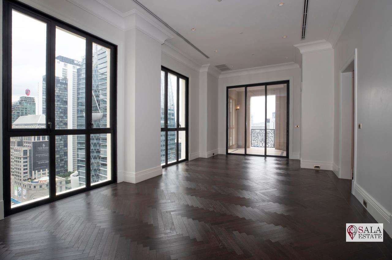SALA ESTATE Agency's ( FOR SALE ) 98 WIRELESS – BTS PLOEN CHIT, 121.04 SQM 2 BEDROOMS 3 BATHROOMS, CITY VIEW, ULTIMATE CLASS 1
