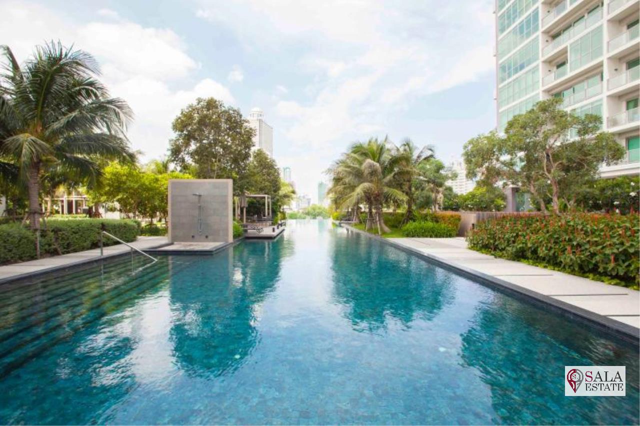 SALA ESTATE Agency's ( FOR RENT ) THE RIVER –RIVERSIDE- NEAR ICONSIAM, 132.22 SQM 2+1 BEDROOMS 2 BATHROOMS WITH FULLY FURNISHED, FREE BOAT TO BTS 9