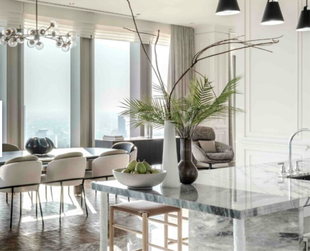 Bestbkkcondos Agency's 3 Bedrooms 3 Bathrooms Size 421.62sqm. The Ritz Carlton Sky Residences for Sale ฿262,279,000 THB 11